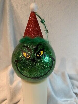 Grinch Inspired Christmas tree Bauble Hand Crafted Free Delivery