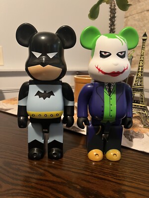 DC Comics 2 400% Bearbrick  Batman And The Joker 11  Action Figures Be@rbrick