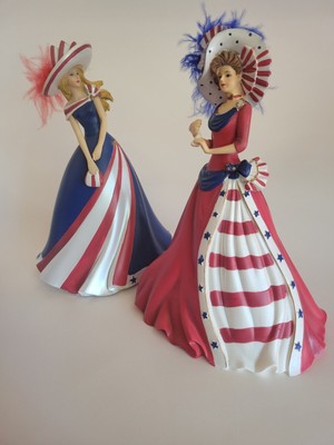 Thomas Kinkade Twilight's Last Gleaming & Rocket's Red Glare Freedom's Fashion 