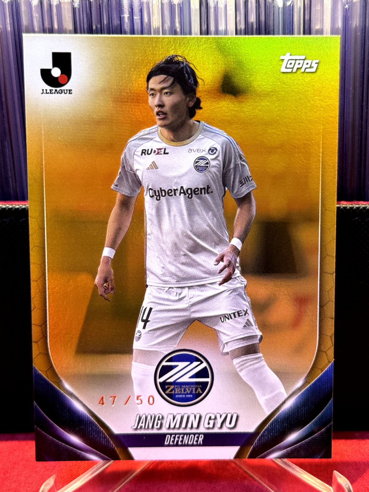 2024 Topps J.League Jang Min Gyu FC Machida Zelvia gold 47