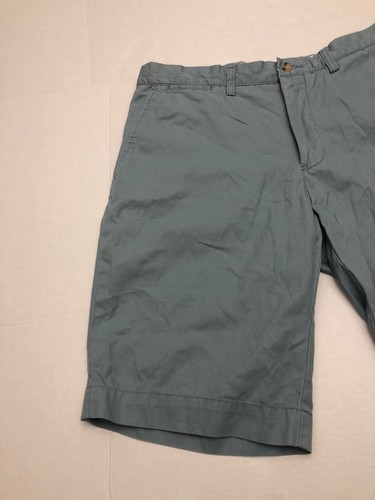 POLO Ralph Lauren Men BLUE Shorts FLAT FRONT Dark Navy Pony Sz 34 Great