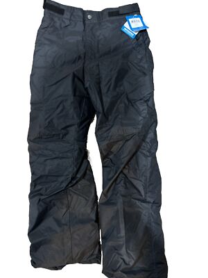 Columbia L103708 Boy's Black Ice Slope II Snow Pants Size L