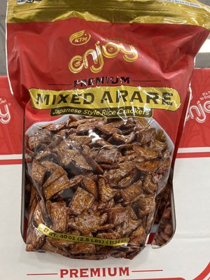 (3)Enjoy Brand Mix Arare 40 oz