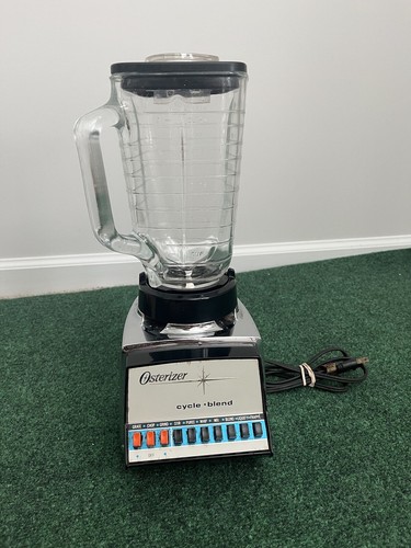 VTG Oster 847-01A Chrome Blender 70s MCM Tested 10 Speed