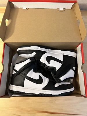 Nike Dunk High Panda Mens 11 Worn Once Black And White