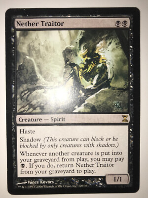 MTG Nether Traitor Time Spiral 120/301 Regular Rare HP
