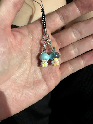 Sanrio Characters Little Twin Stars Kiki Micro Pearl Transparent Charms 2x