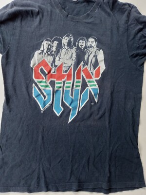 Styx VINTAGE Grand Illusion 1978 1979 Tour Shirt 42-44 Perfect Not A Reprint!