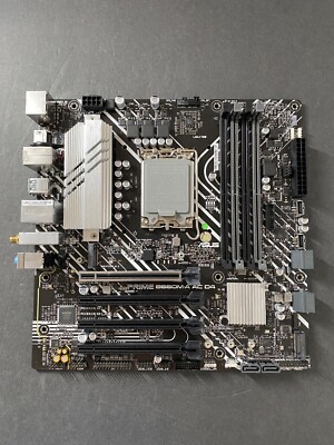 *READ* ASUS Prime B660M-A AC D4 WIFI LGA1700 mATX Motherboard DDR4 SATA3 M2 HDMI