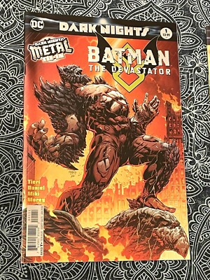 BATMAN THE DEVASTATOR   NM/NM+   Dark Nights Metal Tie-In   1st Print Foil Cover