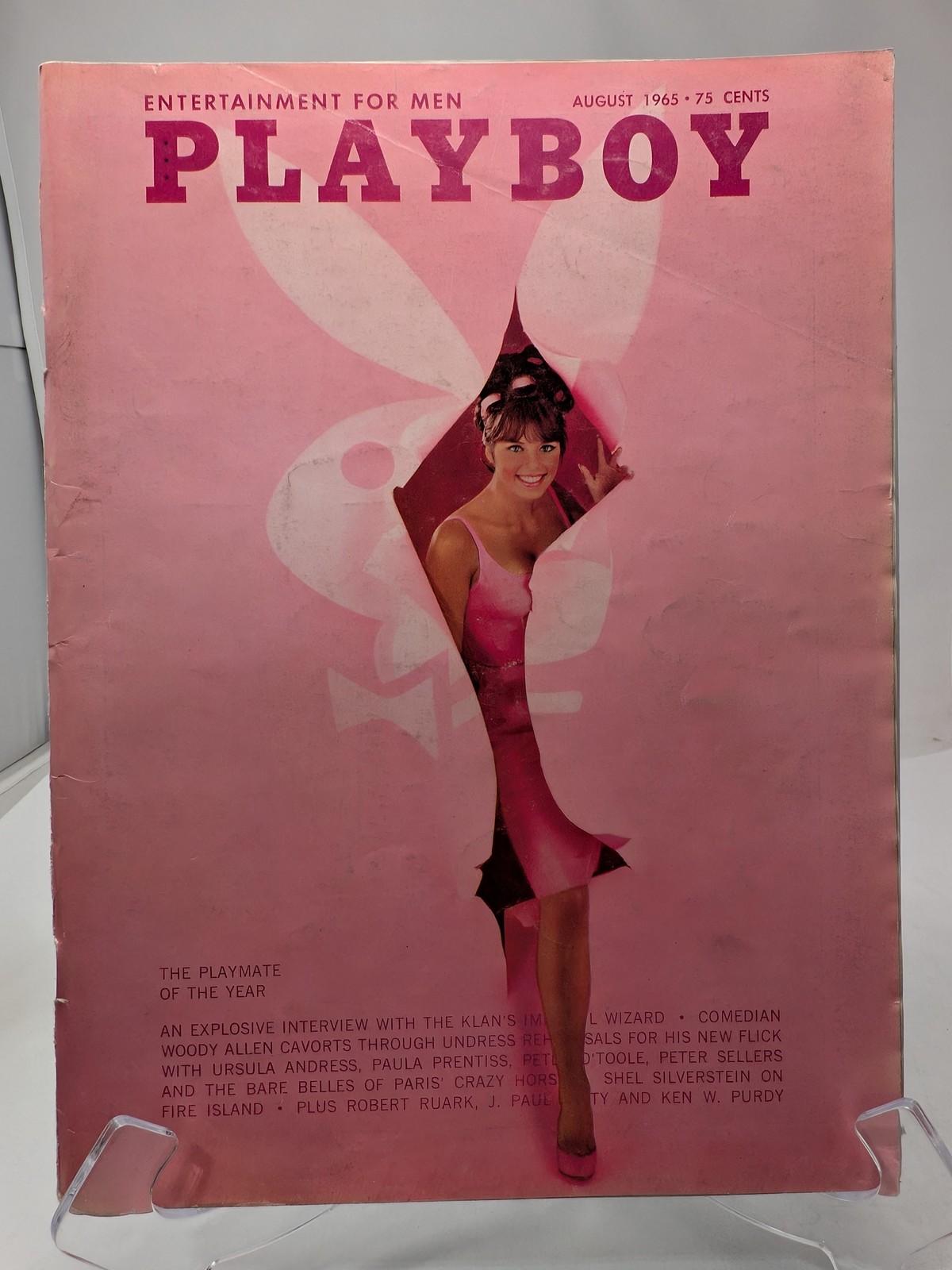 Playboy Magazine August 1965 🔥 CG Jo Collins 🔥 PM Lannie Balcom 🔥 C