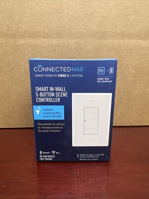 Cree Connected Max Smart In-Wall 5-Button Scene Controller For Connected Max