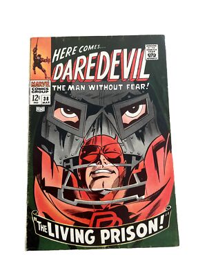 Daredevil #38 Dr Doom Cover Silver Age Marvel Comics 1968