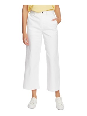 

1. Женские белые широкие брюки до щиколотки STATE. Размер: 27, талия., Белый, 8120314