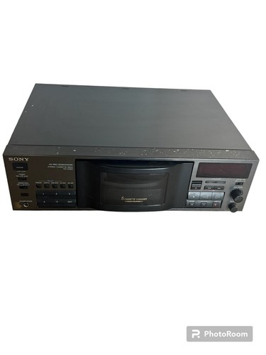 Sony HX Pro Stereo Cassette Deck 5 Cassette Changer TC-C521 AS IS FOR REPAIR