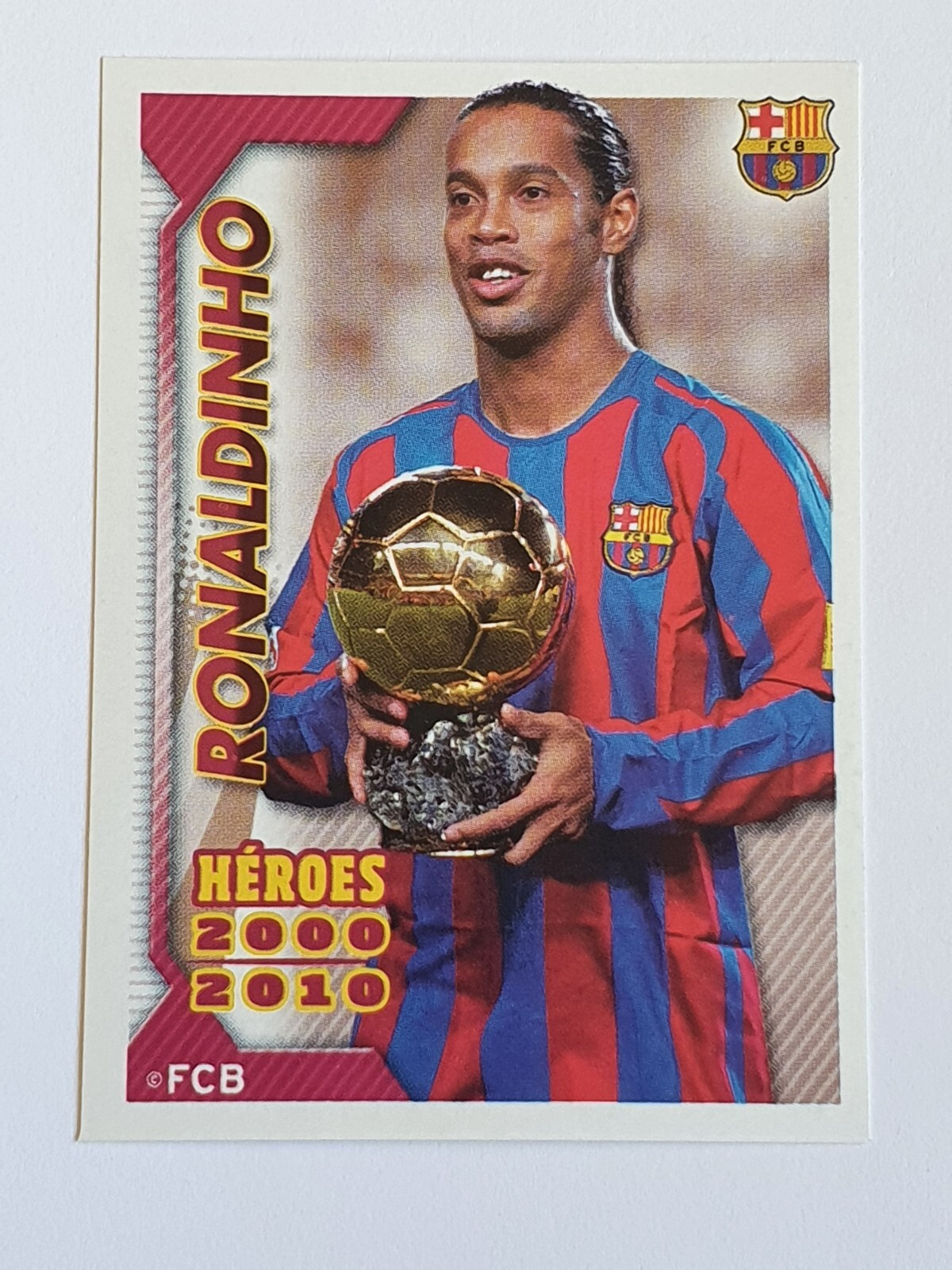 Ronaldinho Golden Ball #159 Panini Official FC Barcelona Set