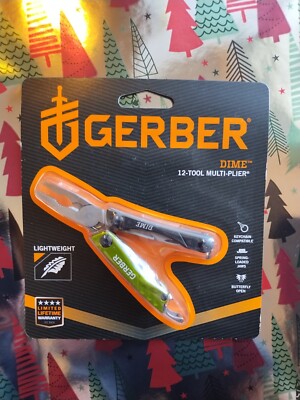 GERBER DIME 12-TOOL MULTI-PLIER MULTI TOOL 31-001134 KNIFE FAST SHIP 936-8572