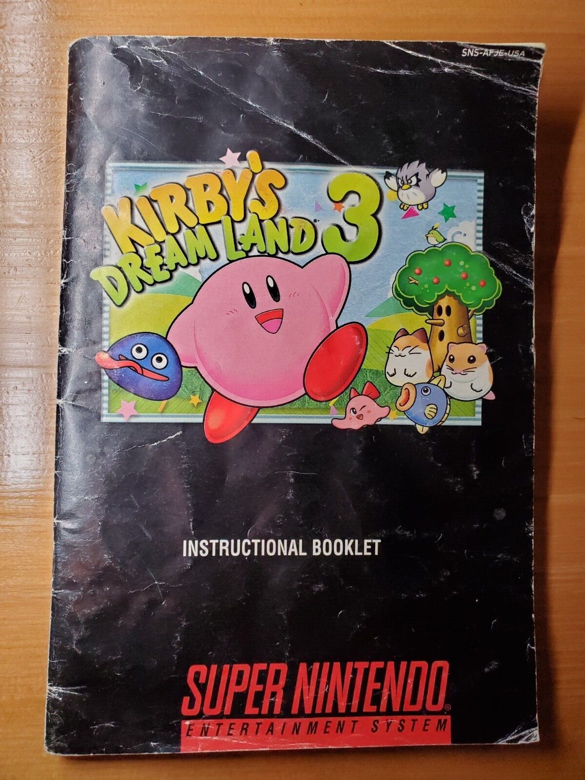 北米版　Kirby's Dream Land 3 取り扱い説明書　カービィ Kirby's Rainbow Resort