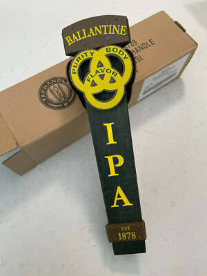 Ballantine IPA Tap Handle - 3 Sided - 11 Inch - New in Box