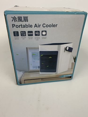 AUZKIN Portable Air Conditioner, Mini Fan Air Cooler NO POWER CABLE INCLUDED