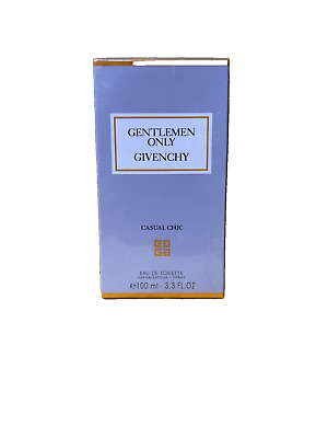 Givenchy GENTLEMEN ONLY CASUAL CHIC Men Cologne EDT 100 ml Spray NEW IN BOX