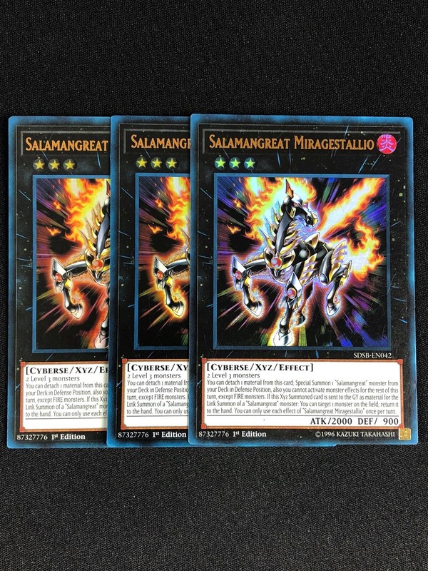 SDSB-EN042 Salamangreat Miragestallio Ultra Rare 1st Edition Mint YuGiOh Card