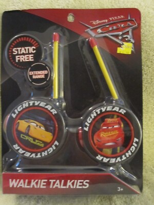 Disney Pixar Cars . Lightyear Walkie Talkies. New/Sealed.