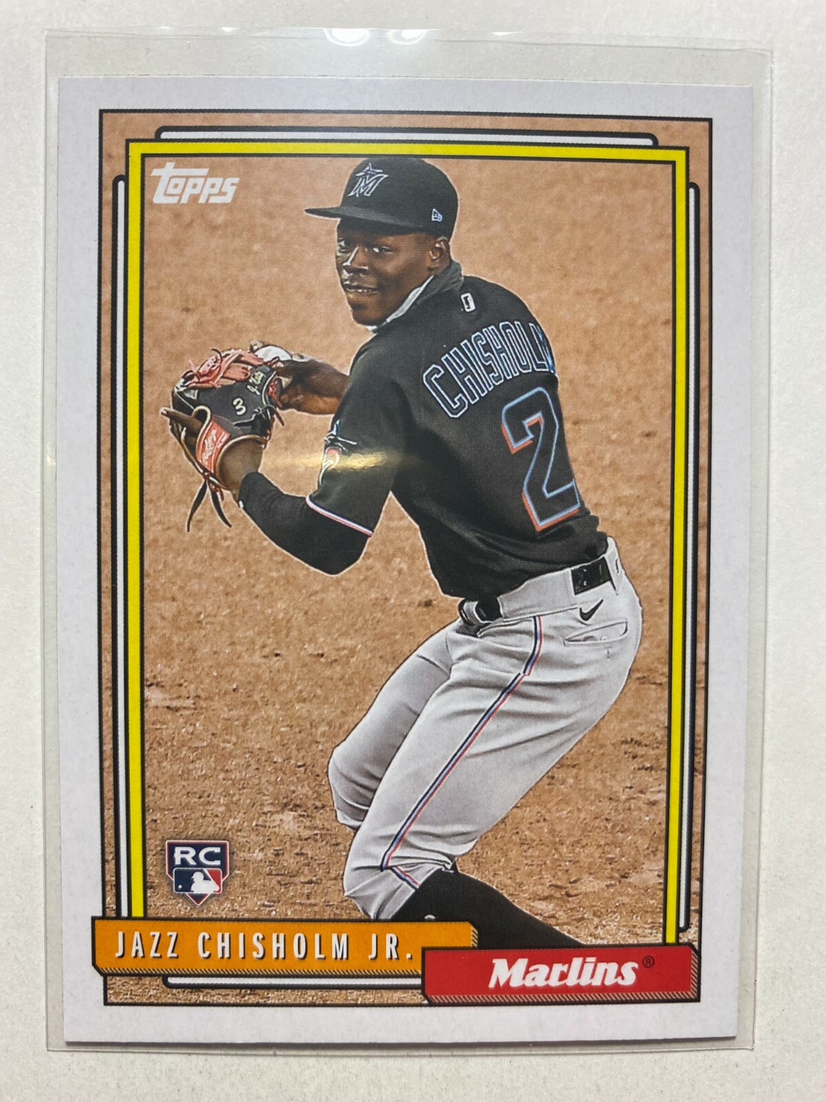 Jazz Chisholm Jr. 2021 1992 Topps Redux #T92-26 Miami