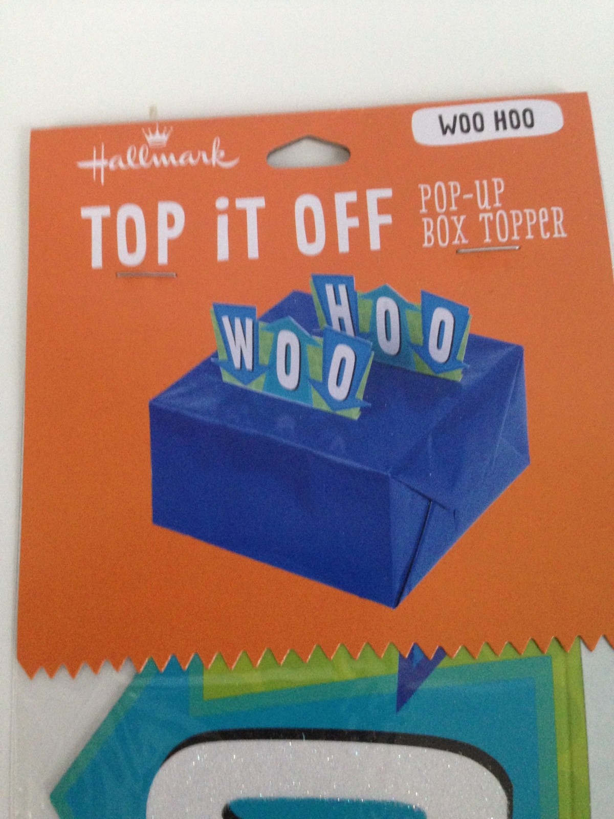 Lot of 3 Hallmark POP-UP Gift Box Topper WOO HOO, 40, 50 Trim Wrap Birthday