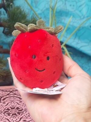 Jellycat Plushie Amuseables cute fabulous fruit strawberry fruit food new fraise