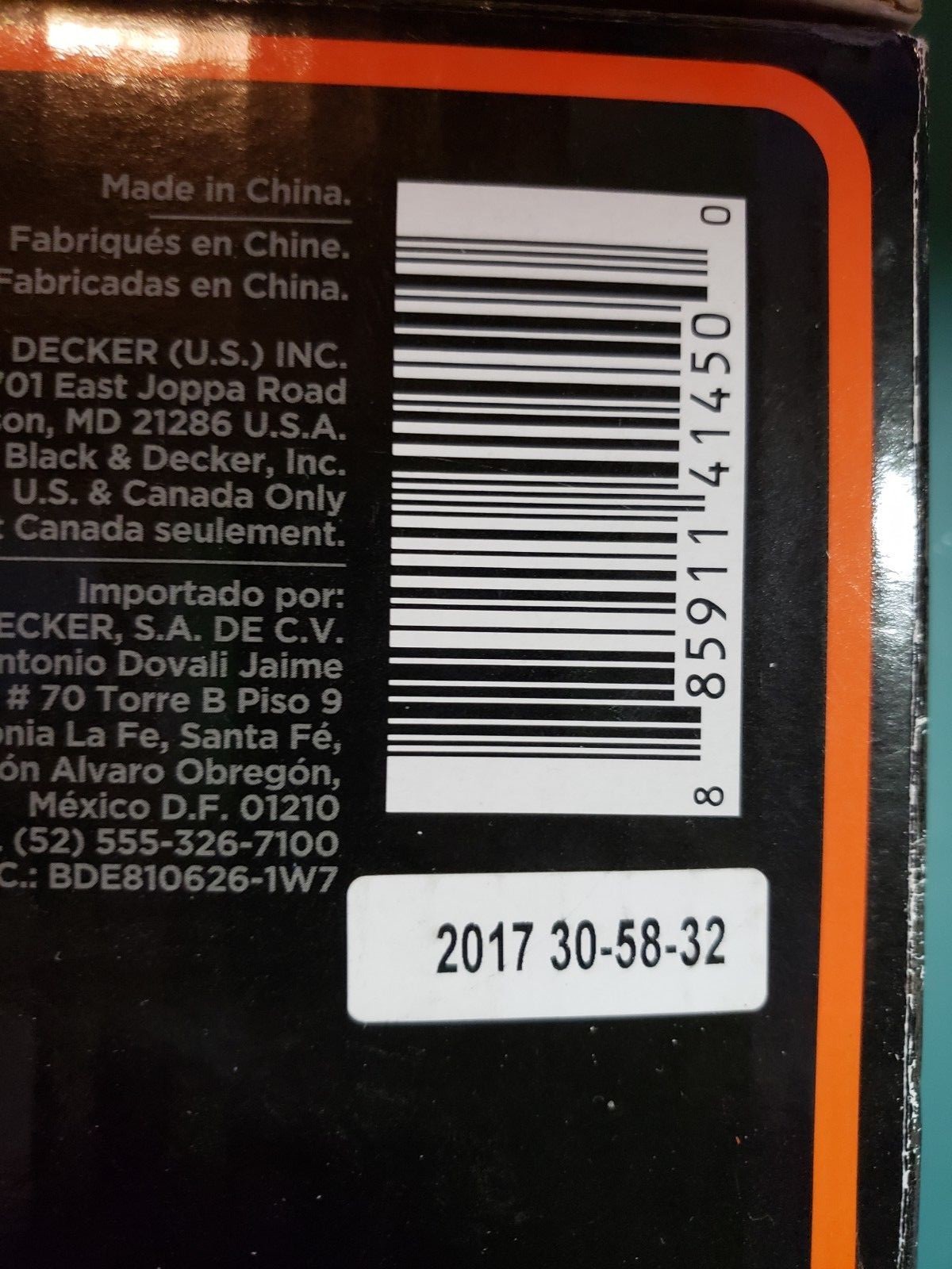 Black + Decker 6 Amp Electric 3/8-inch Drill / Driver NIP