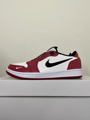 Pre-owned Jordan Size M 5 / W 6.5 Nike Air  1 Retro Low Slip Chicago?reflective✅bq8462-601 In Red