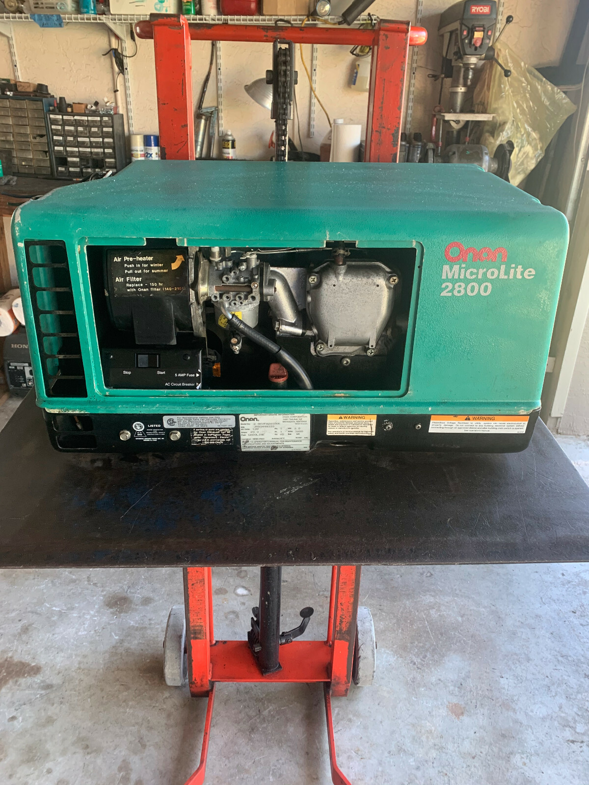 Onan microlite 2500 lp service manual