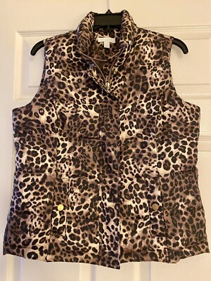 JAGUAR PRINT LOVELY VEST: BRAND NEW: SO MUCH NICER LOOKING IN PERSON!