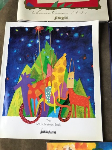 5 VINTAGE NEIMAN MARCUS CHRISTMAS CATALOGS 1987,1988,1990,1991, 1992