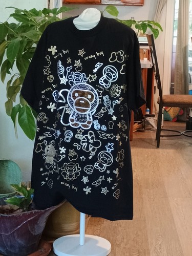 ミュージシャン LVERSE CRAZY BEAR TEE XL BABYL Streetz Iz Watchin Big Boys'