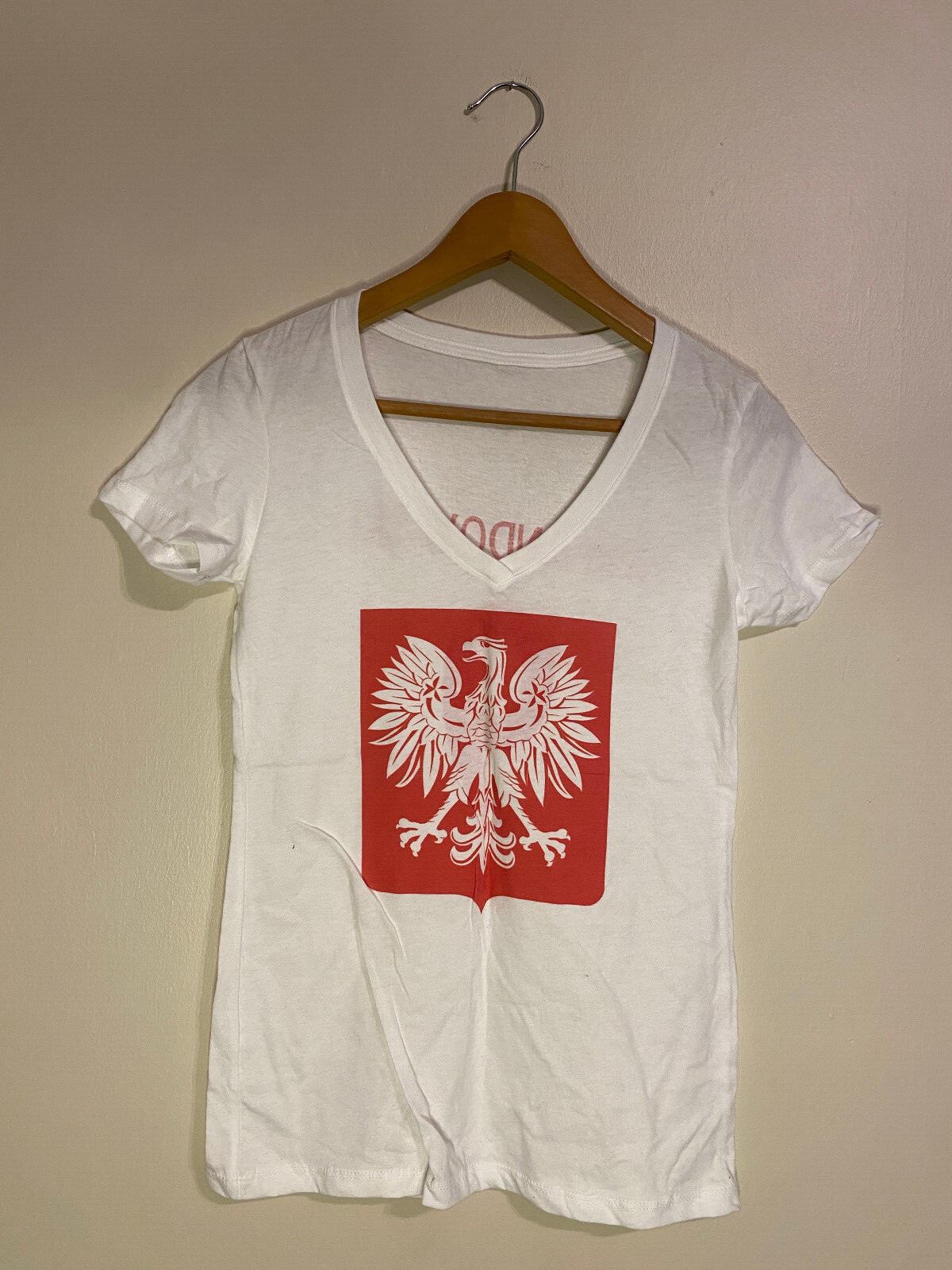 Women's Robert Lewandowski #9 Deep V-Neck - Polska Soccer Shirt