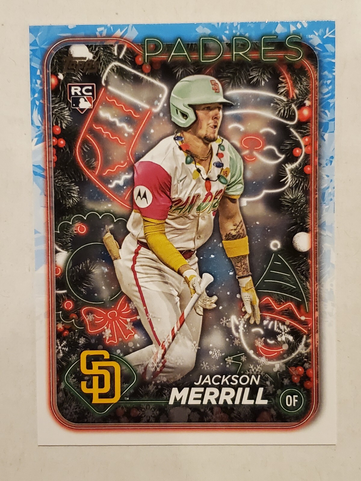 JACKSON MERRILL 2024 Topps Holiday SP Holiday Variation