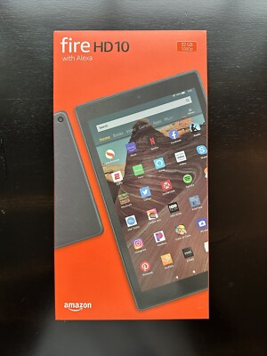 Amazon Fire HD 10 (9th Generation) 32GB, Wi-Fi, 10.1in - Black