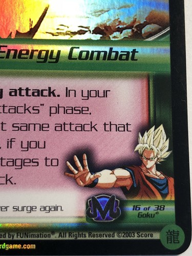 DBZ CCG Goku Swiftly Moving Buu Saga LIMITED Edition FOIL