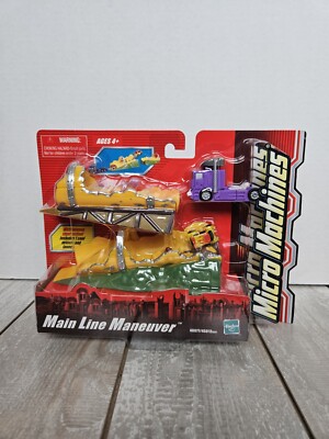 Vintage Sealed RARE Micro Machines Main Line Maneuver 2003 Micro Stunt Sets