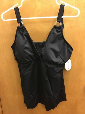 Prego Maternity Tankini. Black Size Medium. Model #1026 A150sp