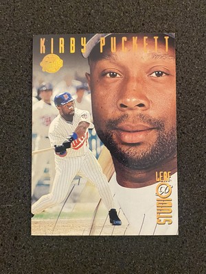 1996 Leaf Studio Bronze Kirby Puckett #74 SP /2000 Twins