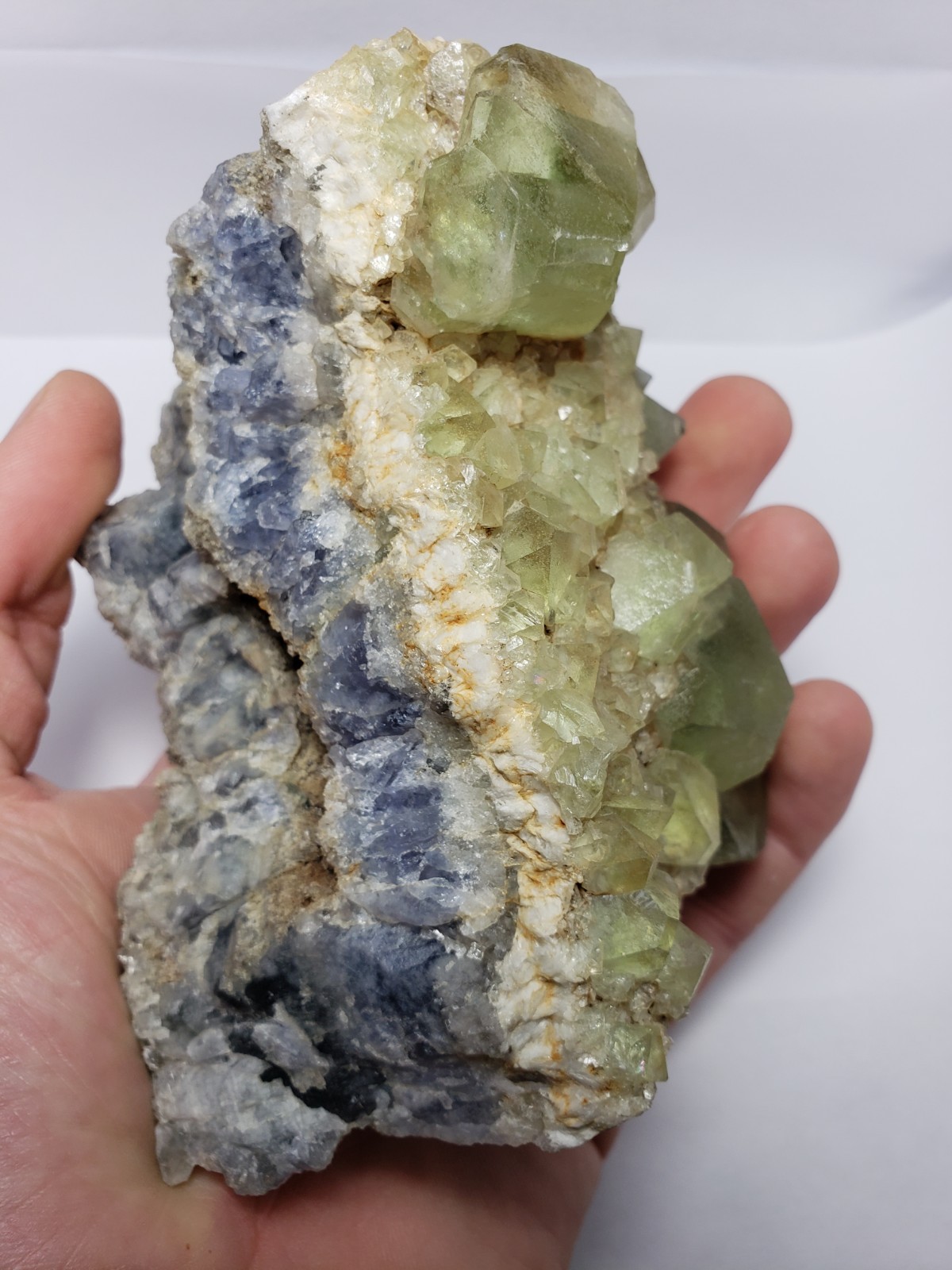 1060g NEW Find Green Fluorite Crystal Mineral GEM GRADE Specimen Ontario,Canada
