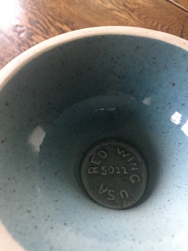 RED WING USA (5011) PEDESTAL BOWL - 8