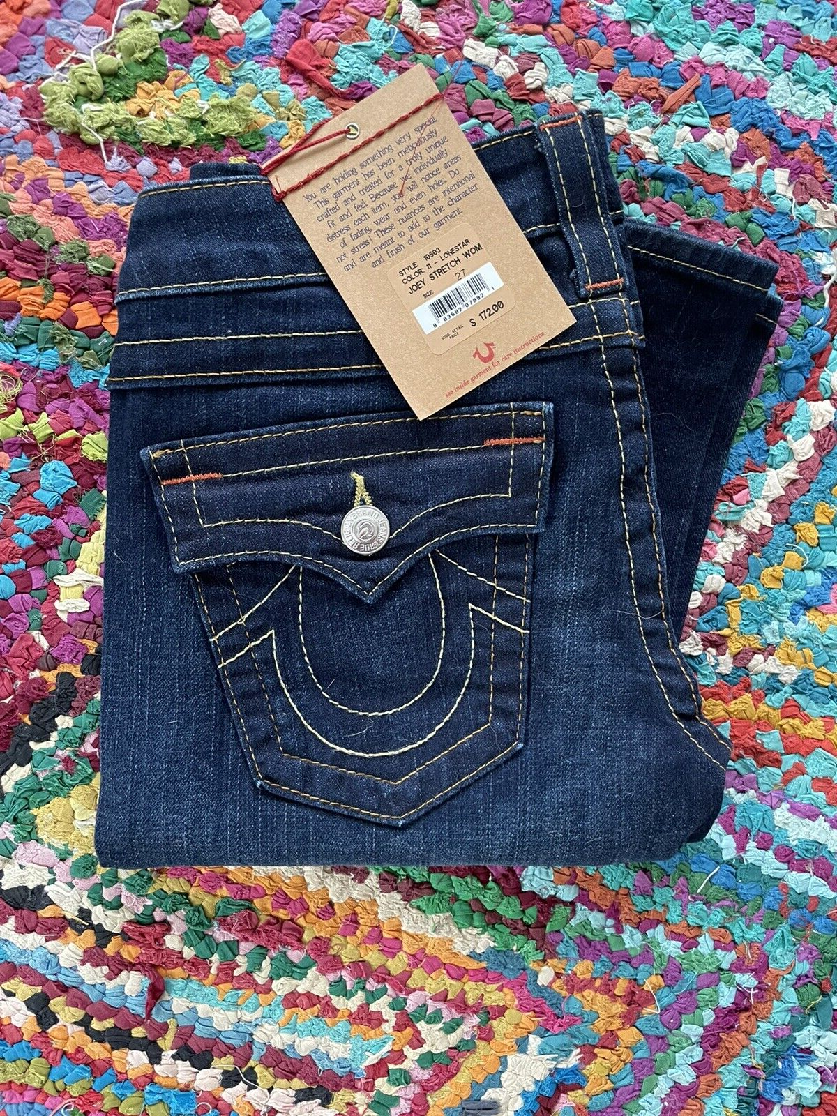 人気沸騰ブラドン Joey Women's Religion True Stretch x34 27 Size Jeans T Big パンツ