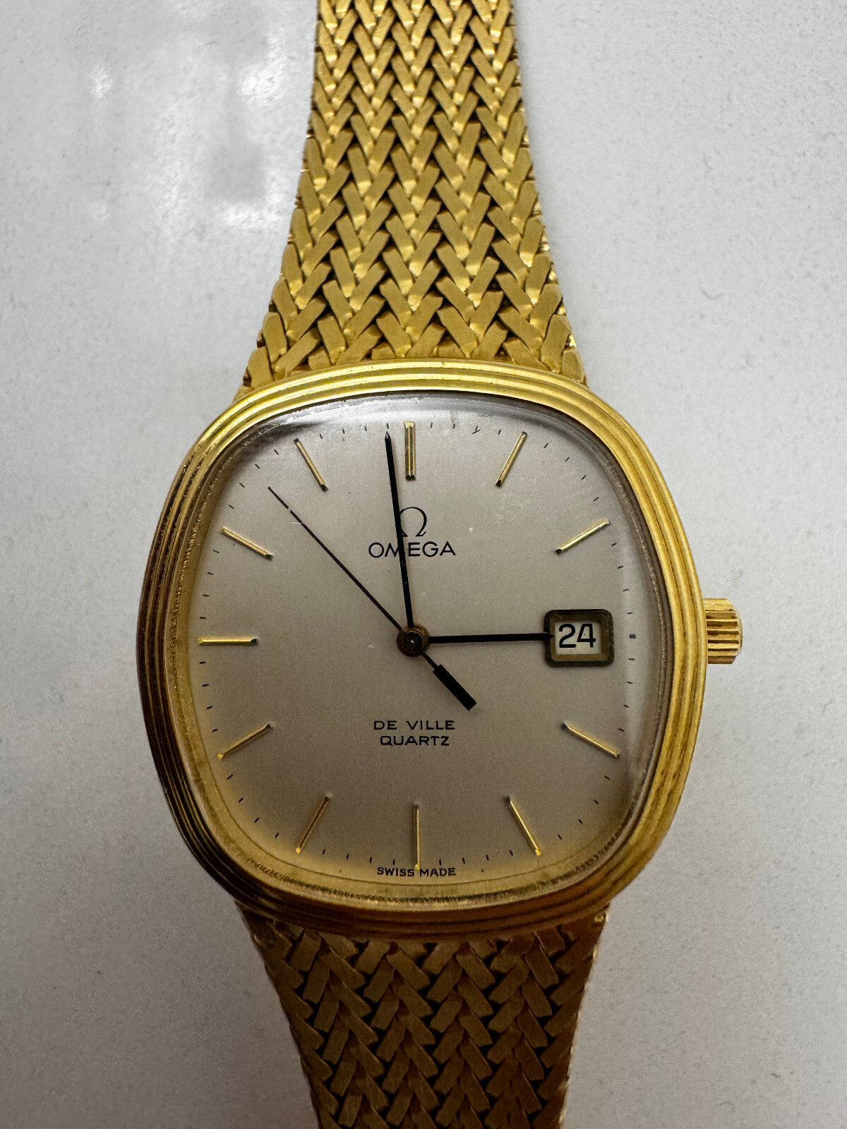 OMEGA De Ville クォーツ ゴールド　vintage OMEGA De Ville オメガ デビル クォーツ ゴールド文字盤の買取