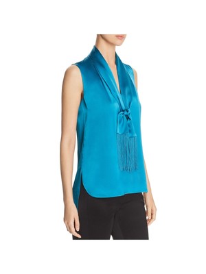 

ELIE TAHARI Женский бирюзовый топ без рукавов Junior, Turquoise