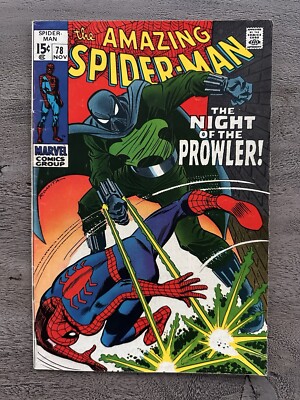 Amazing Spider-Man #78: Origin & 1st Appearance of Prowler (Hobie Brown) - 1969