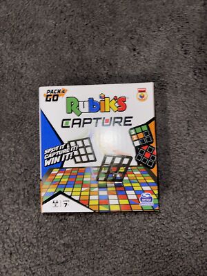 New Sealed Rubiks Capture (Pack & Go) SpinMaster Games Ages 7+ Game